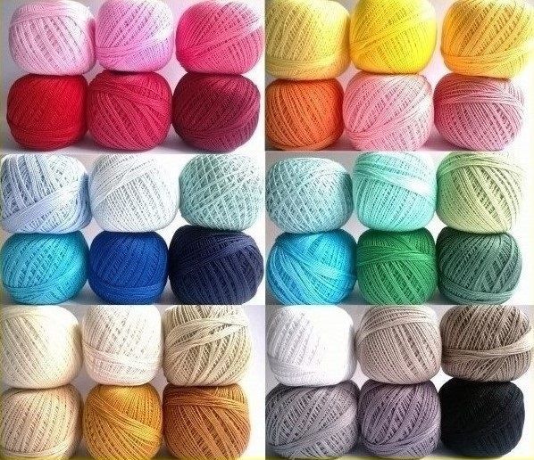 dyed cotton yarn